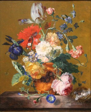 Ramo de Flores Jan van Huysum Pinturas al óleo